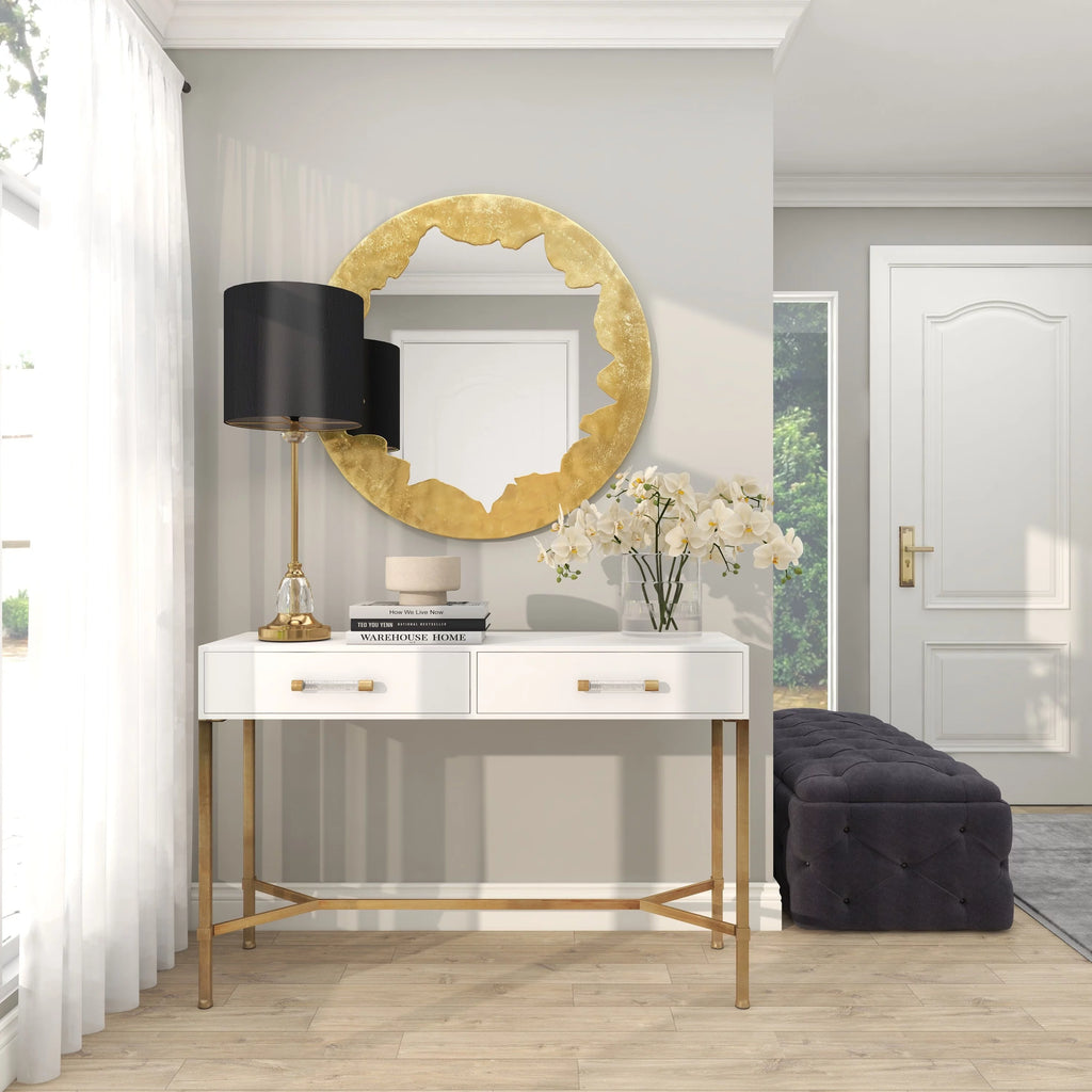 36" x 36" Gold Handmade Wall Mirror B2644