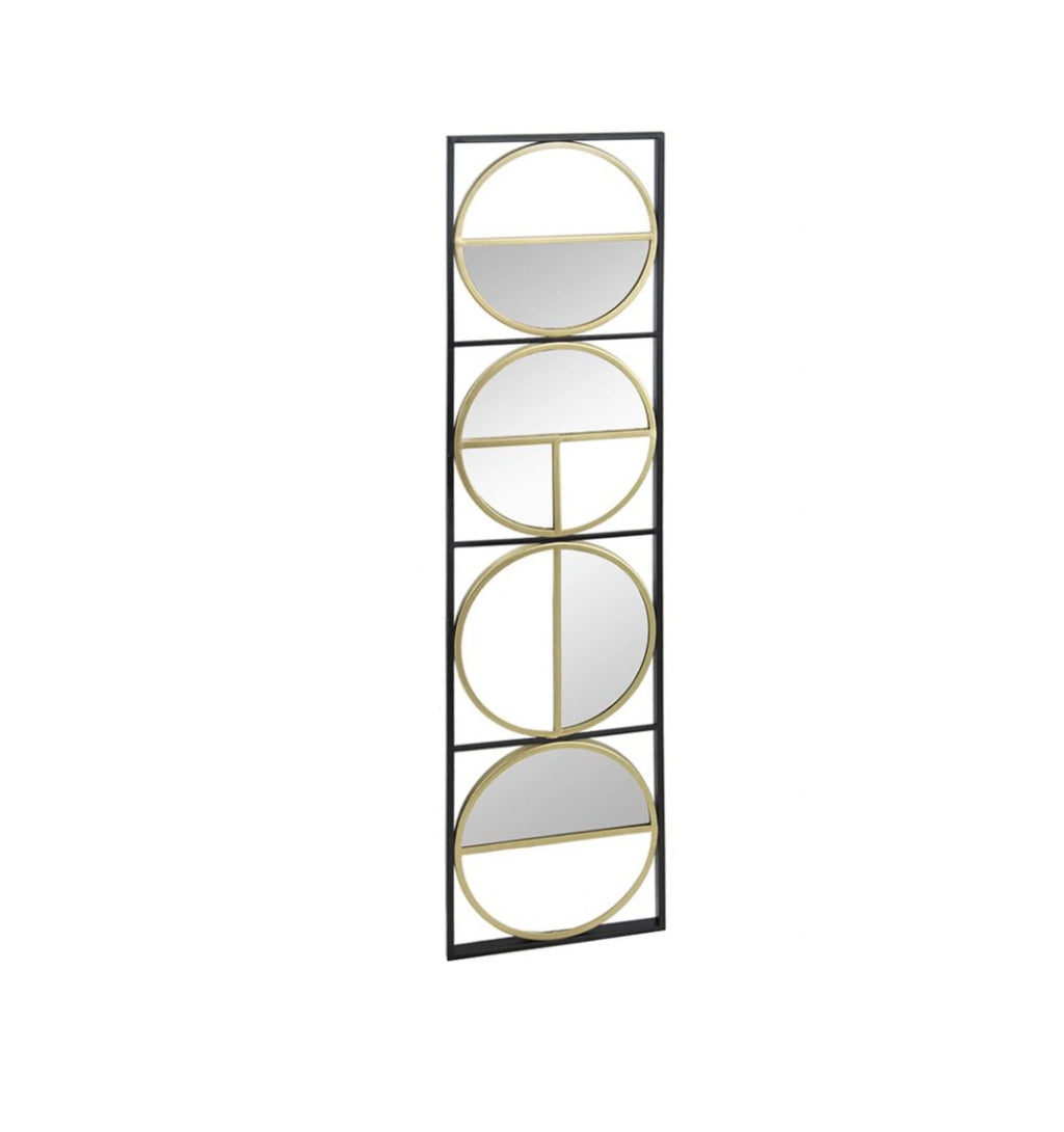 Rectangular Metal Framed Wall Mirror S146