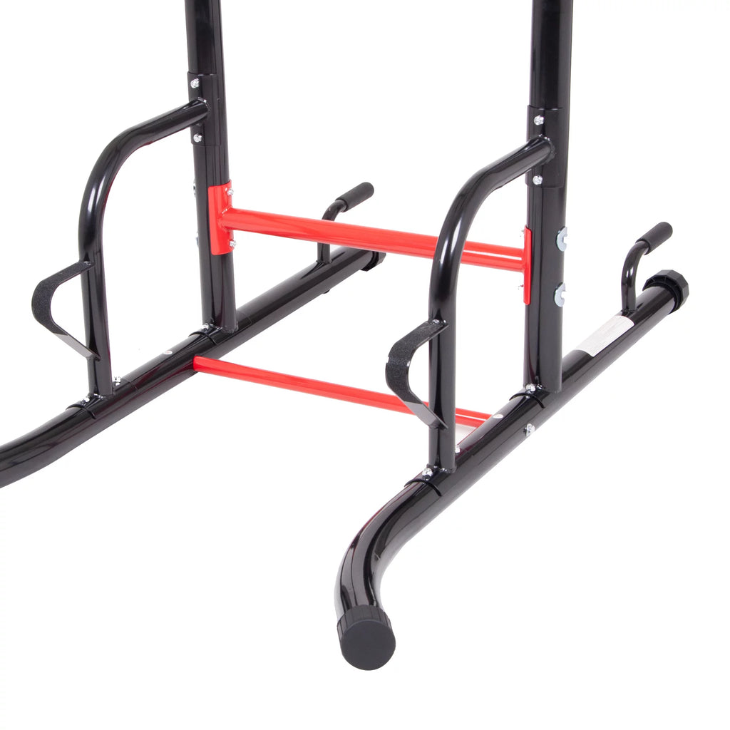 5-Station Power Tower with Pull Up, Push up, Dip Bars I8879