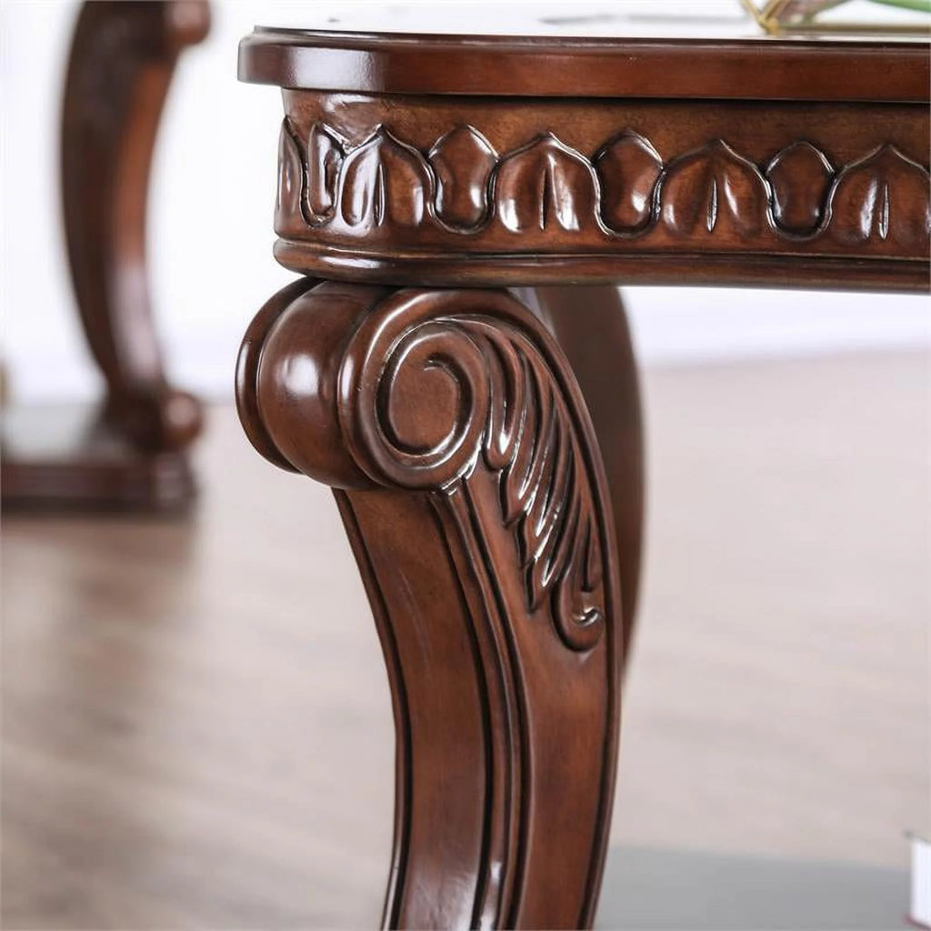 Dark Oak Wood Sofa Table V737067
