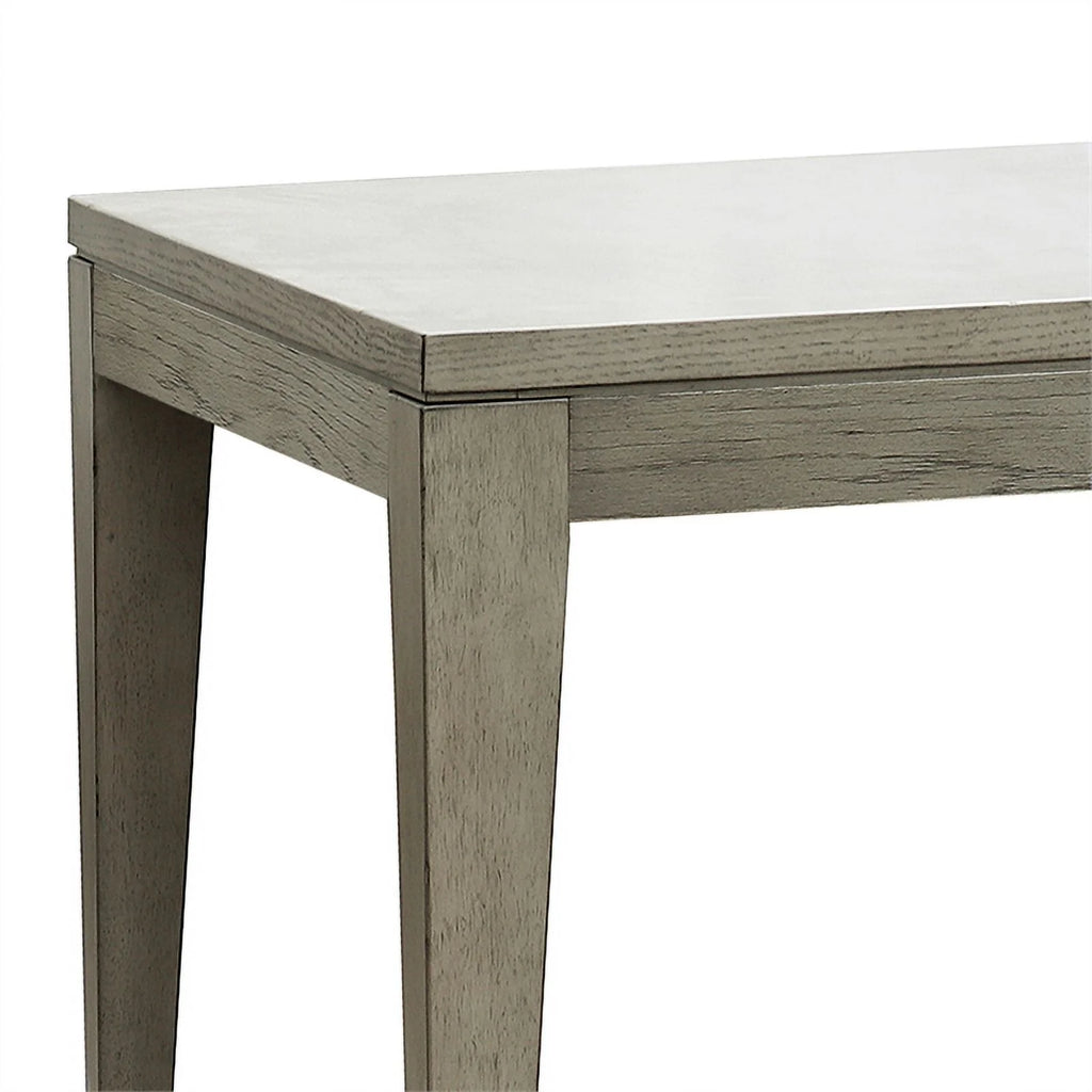 Contemporary Wood Dining Table in Dove Gray K567902