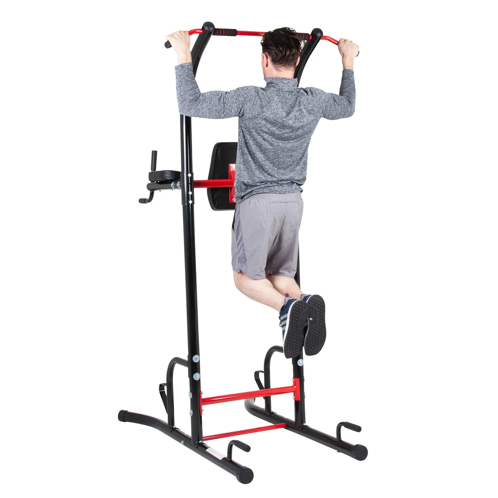 5-Station Power Tower with Pull Up, Push up, Dip Bars I8879