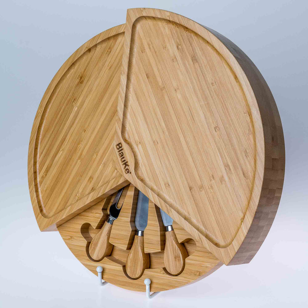 Bamboo Cheese Board and Knife Set V147009