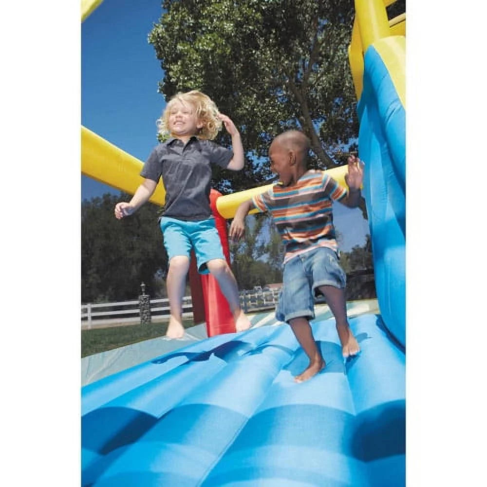 Inflatable Bounce House with Blower and Climbing Wall Y186