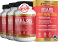 Krill Oil 500mg Omega-3 EPA DHA Astaxanthin 30 Softgels W20030