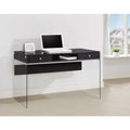 Metal Writing Desk with Glass Sides W52622