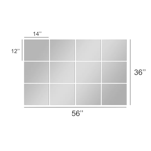 Full Length Standing Floor Mirror with Aluminum Frame S548670