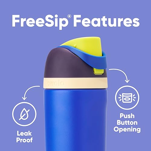 Insulated Stainless Steel Water Bottle with Straw S17386