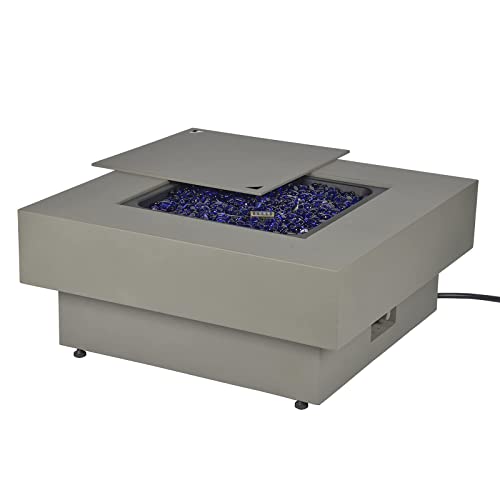 Propane Outdoor Fire Pit Table 32.5-inch Round 50,000 BTU F86718