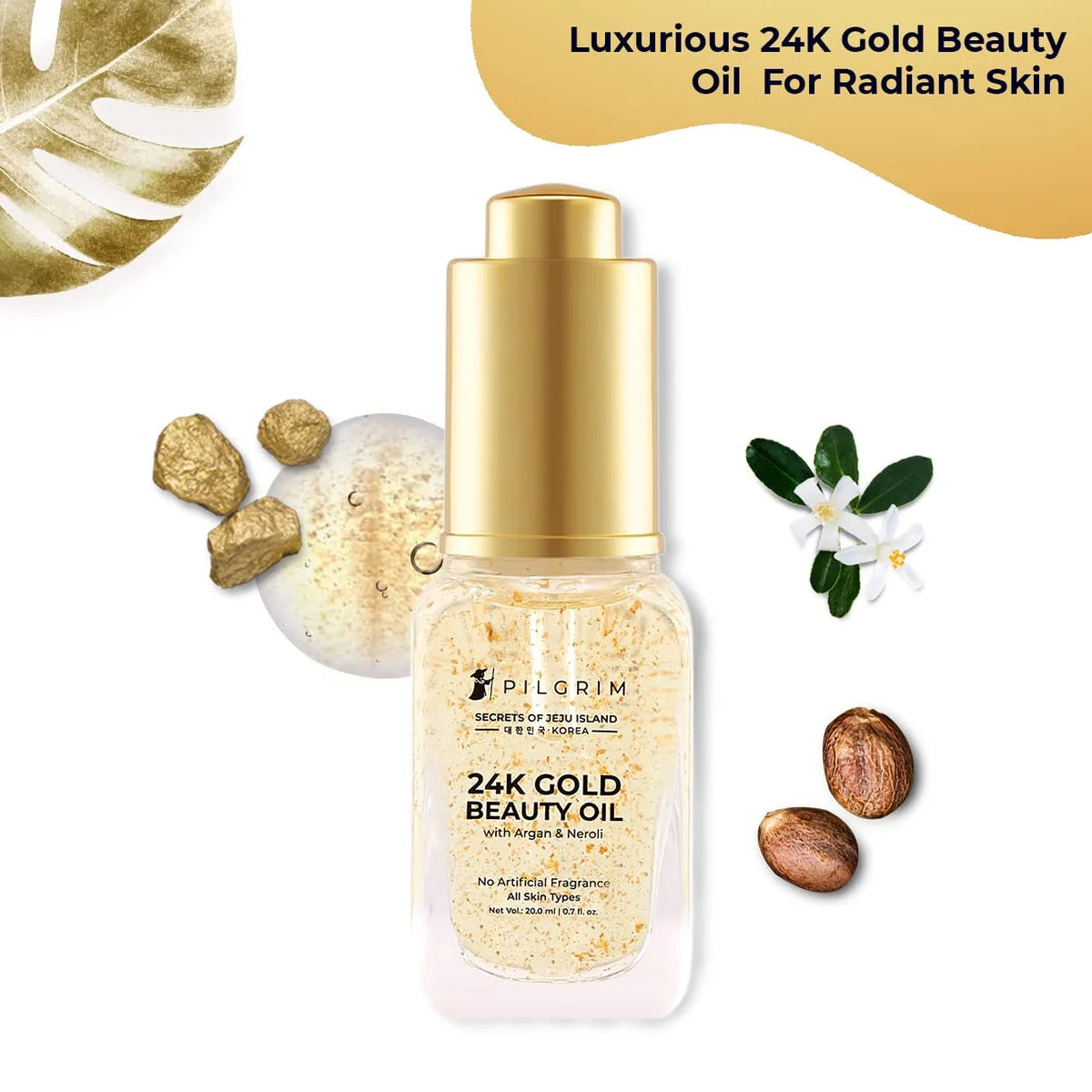 24K Gold Beauty Oil 20 ml A678