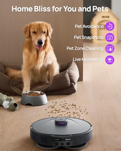 Robot Vacuum and Mop Combo with Extendable Pad A10777