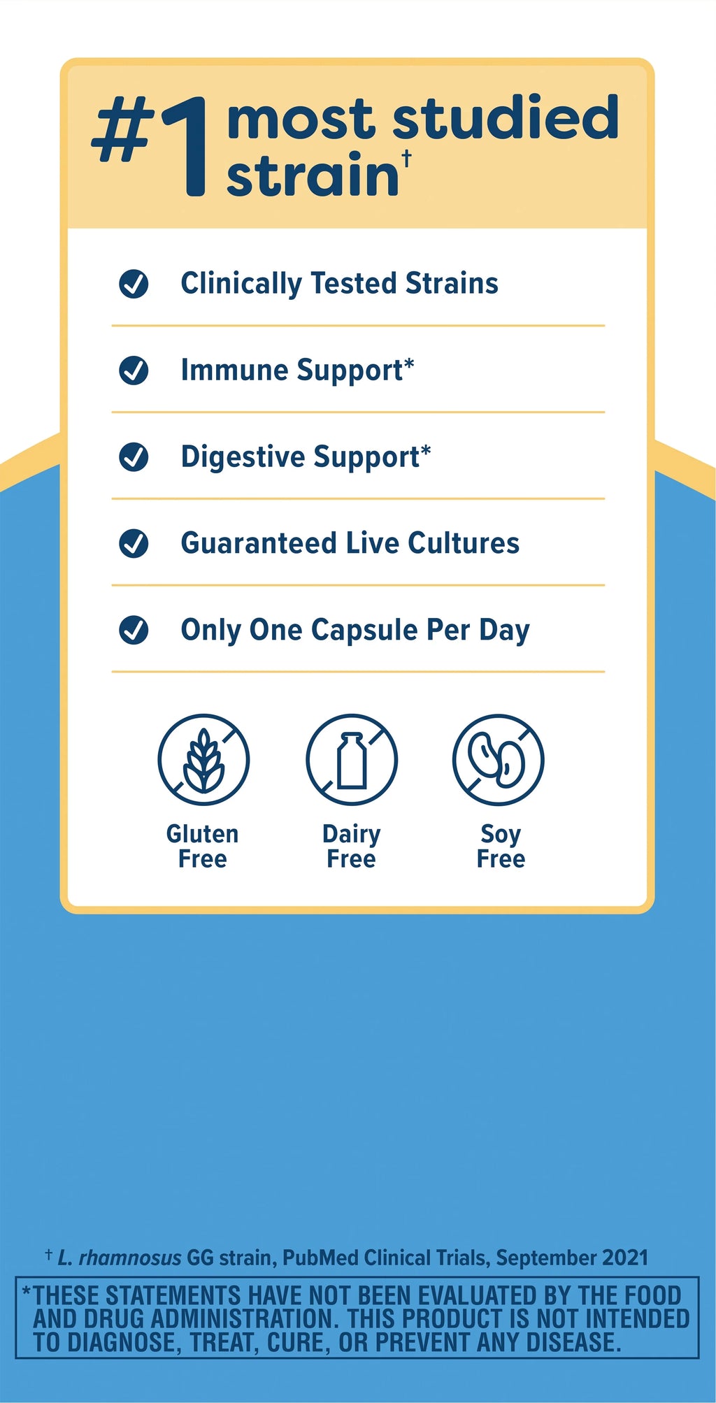60 Vegetarian Probiotic Capsules 50 Billion CFU K34414