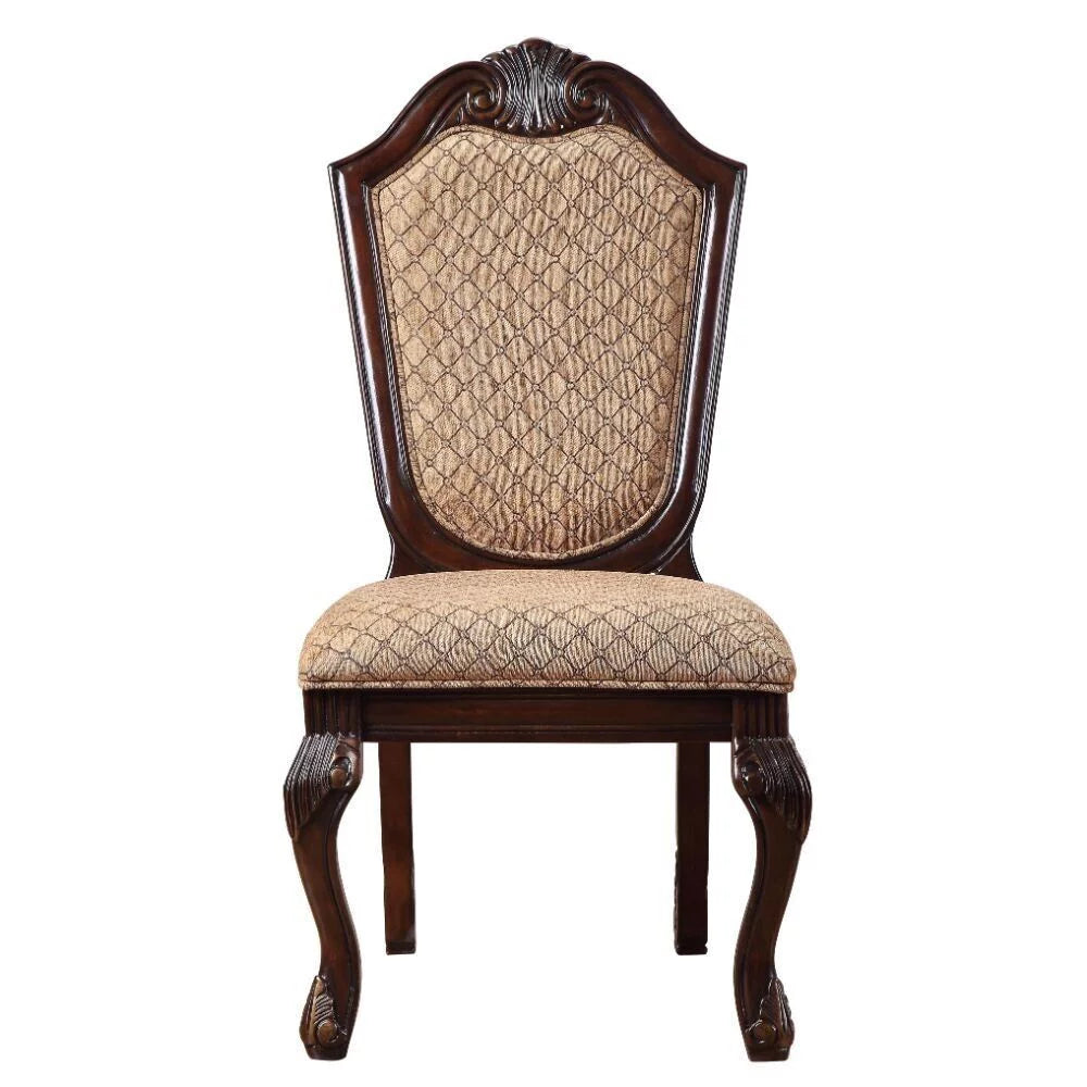 Espresso Finish Wooden Dining Side Chairs 6pc Set C737