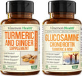 Turmeric Ginger Glucosamine Chondroitin MSM Supplement H8382