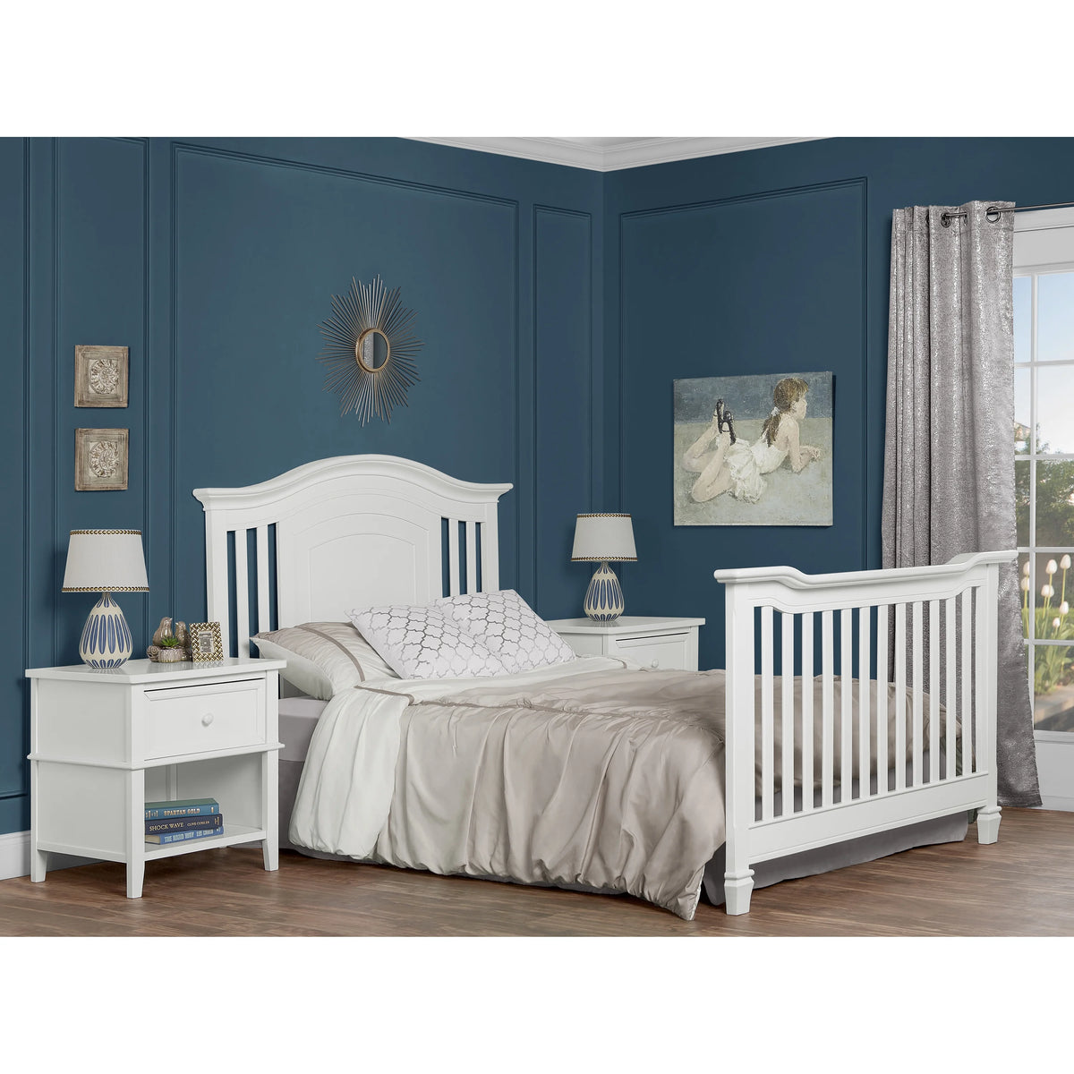 White 5-in-1 Convertible Crib Q544582