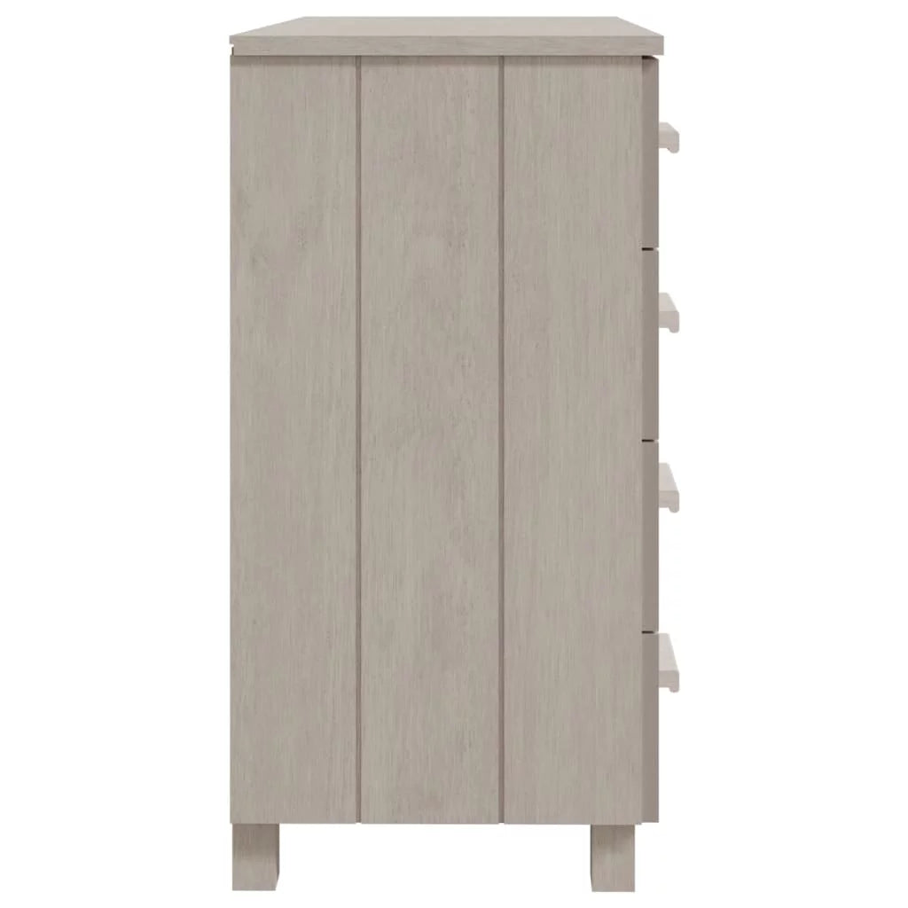 White Solid Wood Pine Sideboard C73729