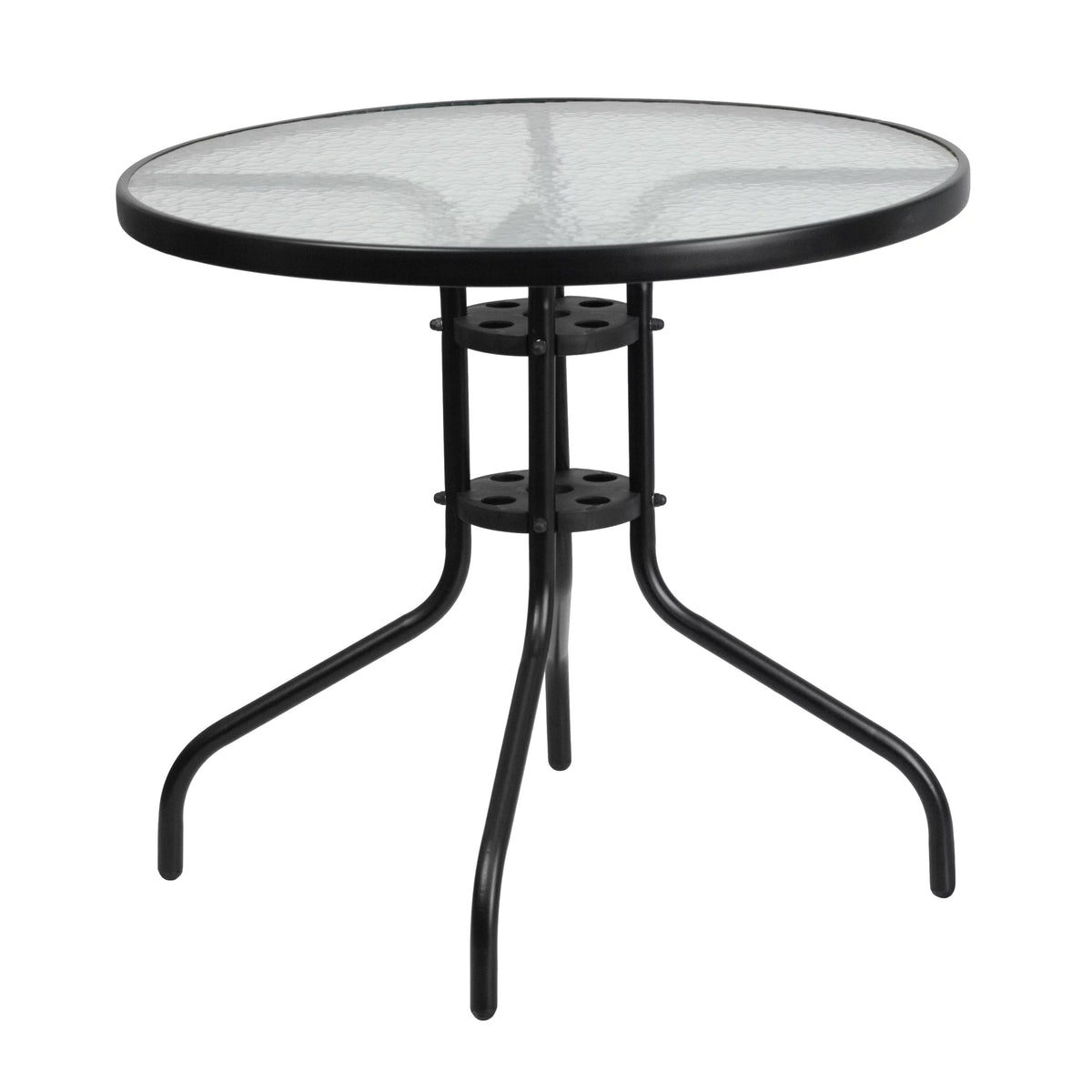 5 Piece Outdoor Patio Dining Set with 4 Brown Stack Chairs F1422