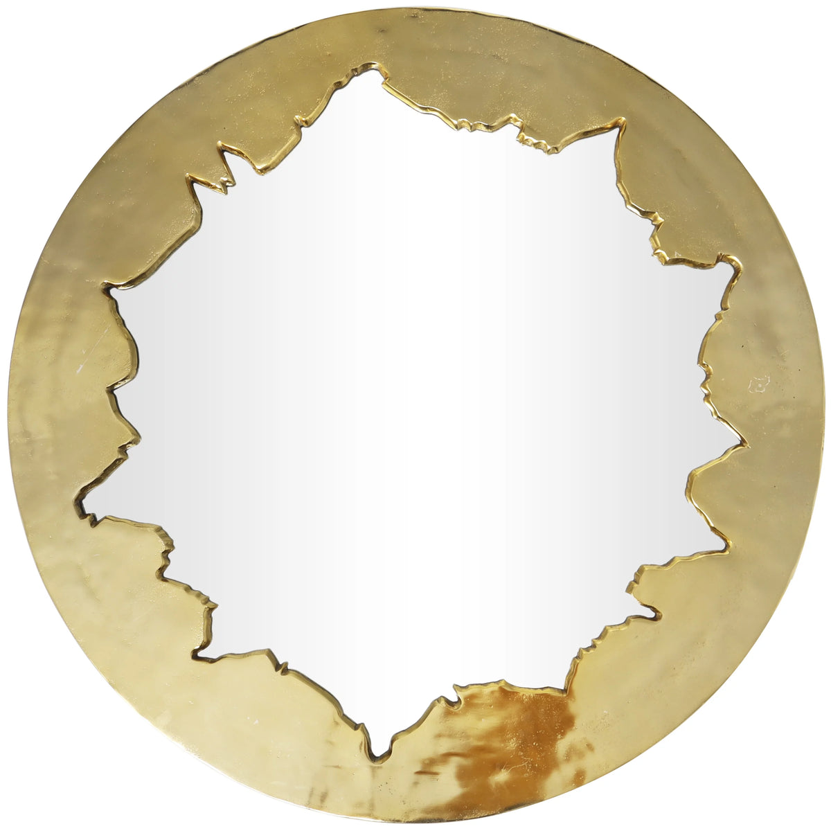 36" x 36" Gold Handmade Wall Mirror B2644