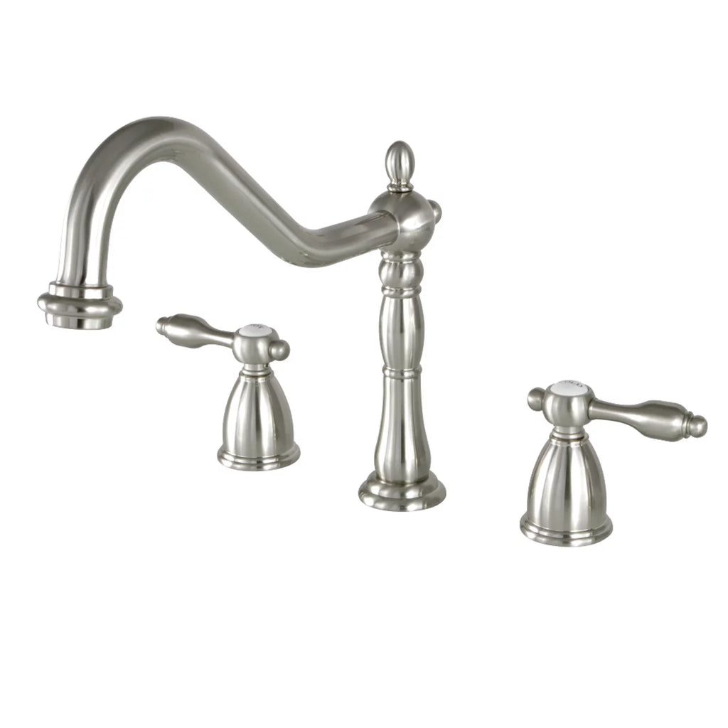 Widespread Kitchen Faucet Brushed Nickel I9005