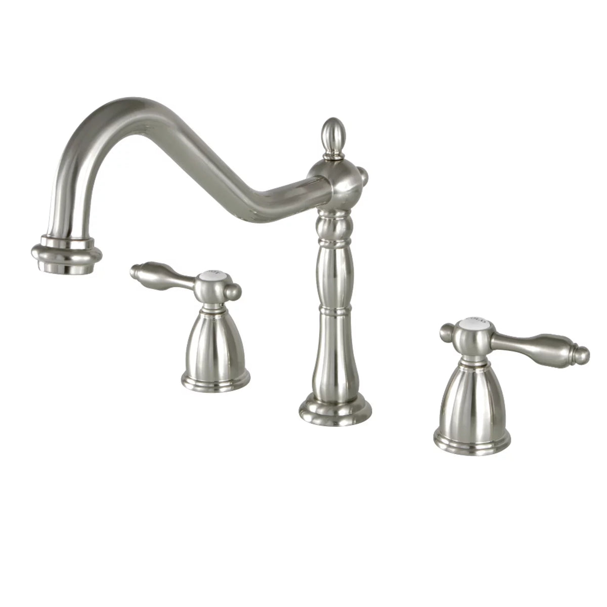 Widespread Kitchen Faucet Brushed Nickel I9005