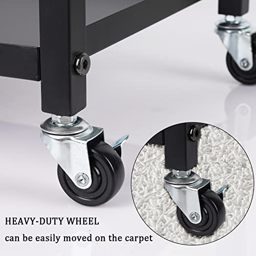 Metal Blueprint Storage Cart with Wheels 20 Slots J528