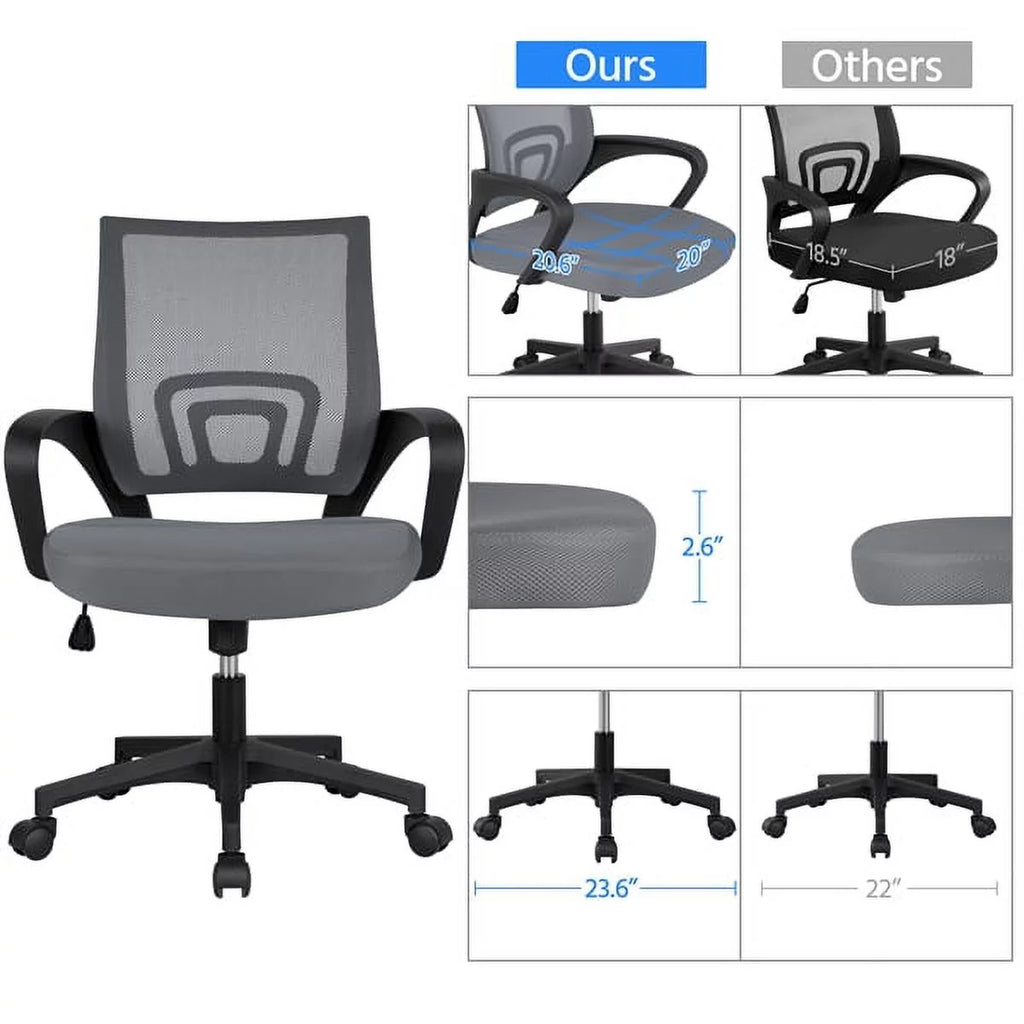 Dark Gray Ergonomic Mesh Office Chair U645518
