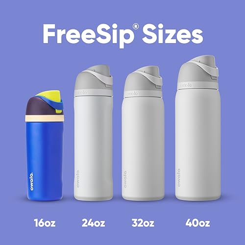 Insulated Stainless Steel Water Bottle with Straw S17386