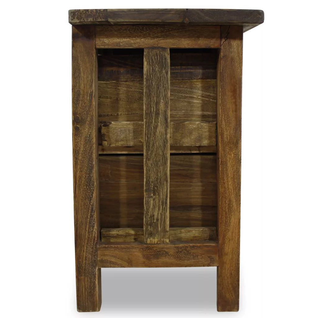 Solid Reclaimed Wood Nightstand F866