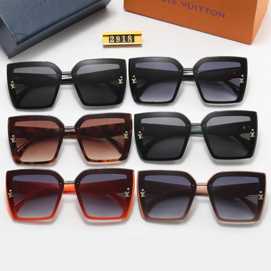 Simple Letter Print Polarized Sunglasses J18786