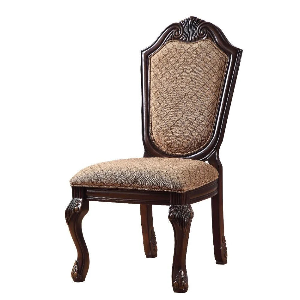 Espresso Finish Wooden Dining Side Chairs 6pc Set C737