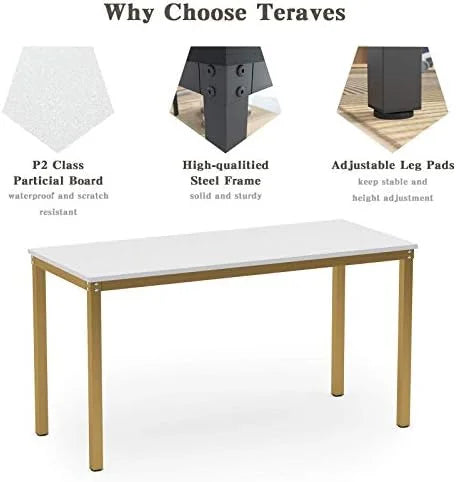 Dining Table Kitchen Table Multifunctional Desk Black A7967