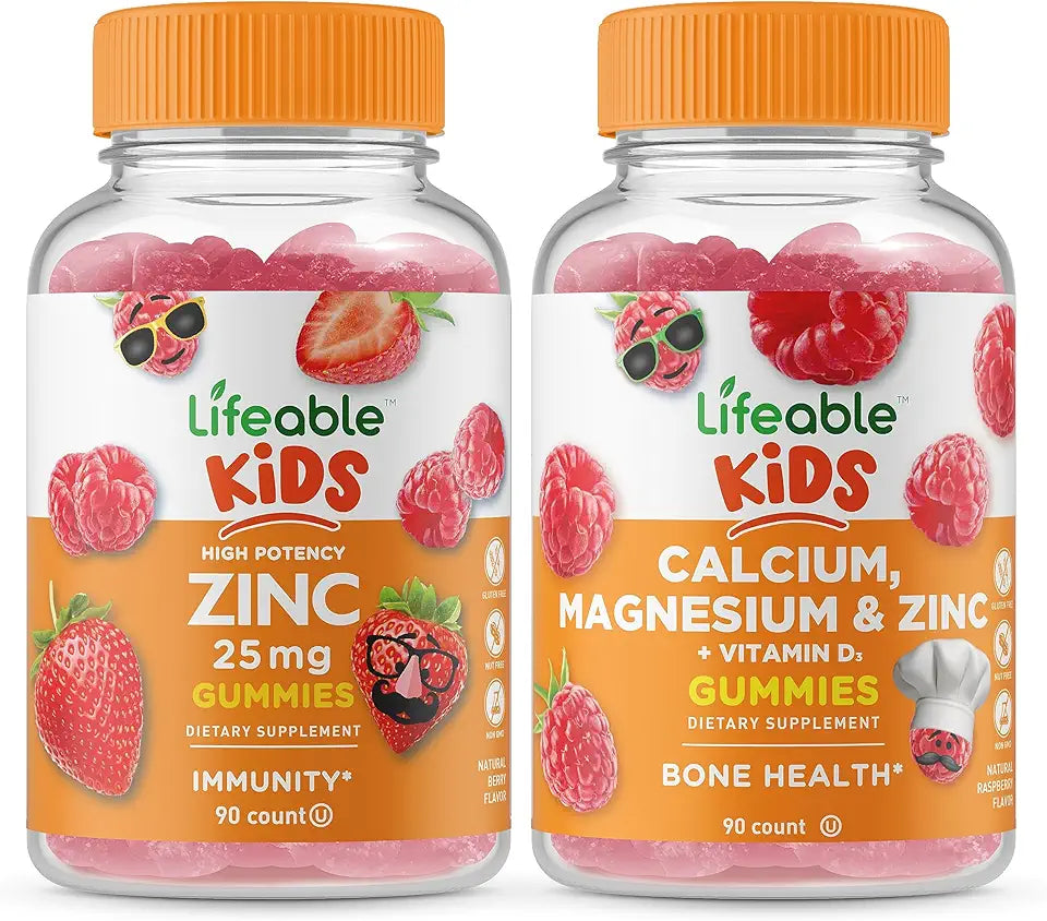 Zinc Calcium Magnesium Gummies Bundle U9045