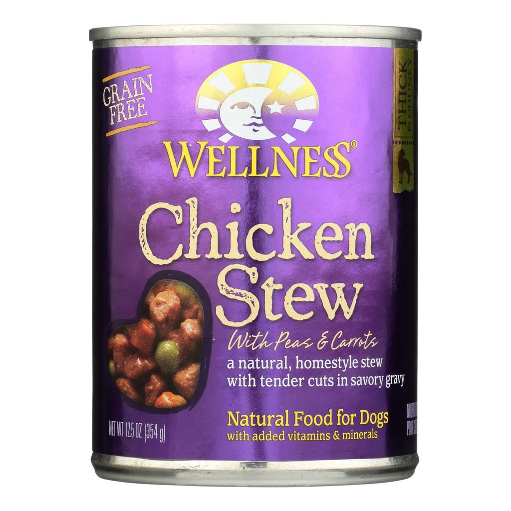 Chicken Peas and Carrots Broth Wet Dog Food 12.5 oz Cans 12 Count Q10355