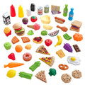 65-Piece Plastic Play Food Set M29199