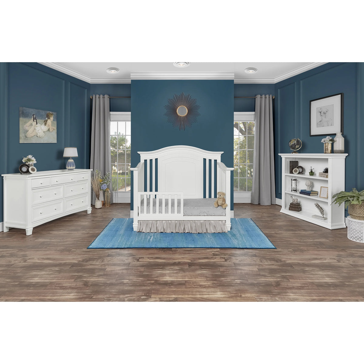 White 5-in-1 Convertible Crib Q544582