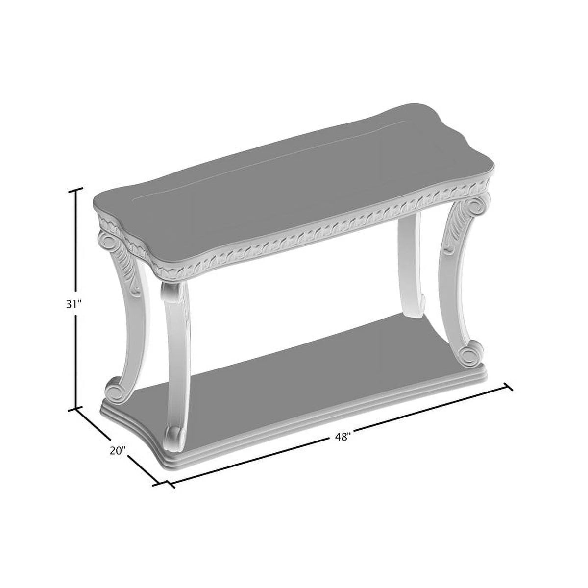 Dark Oak Wood Sofa Table V737067