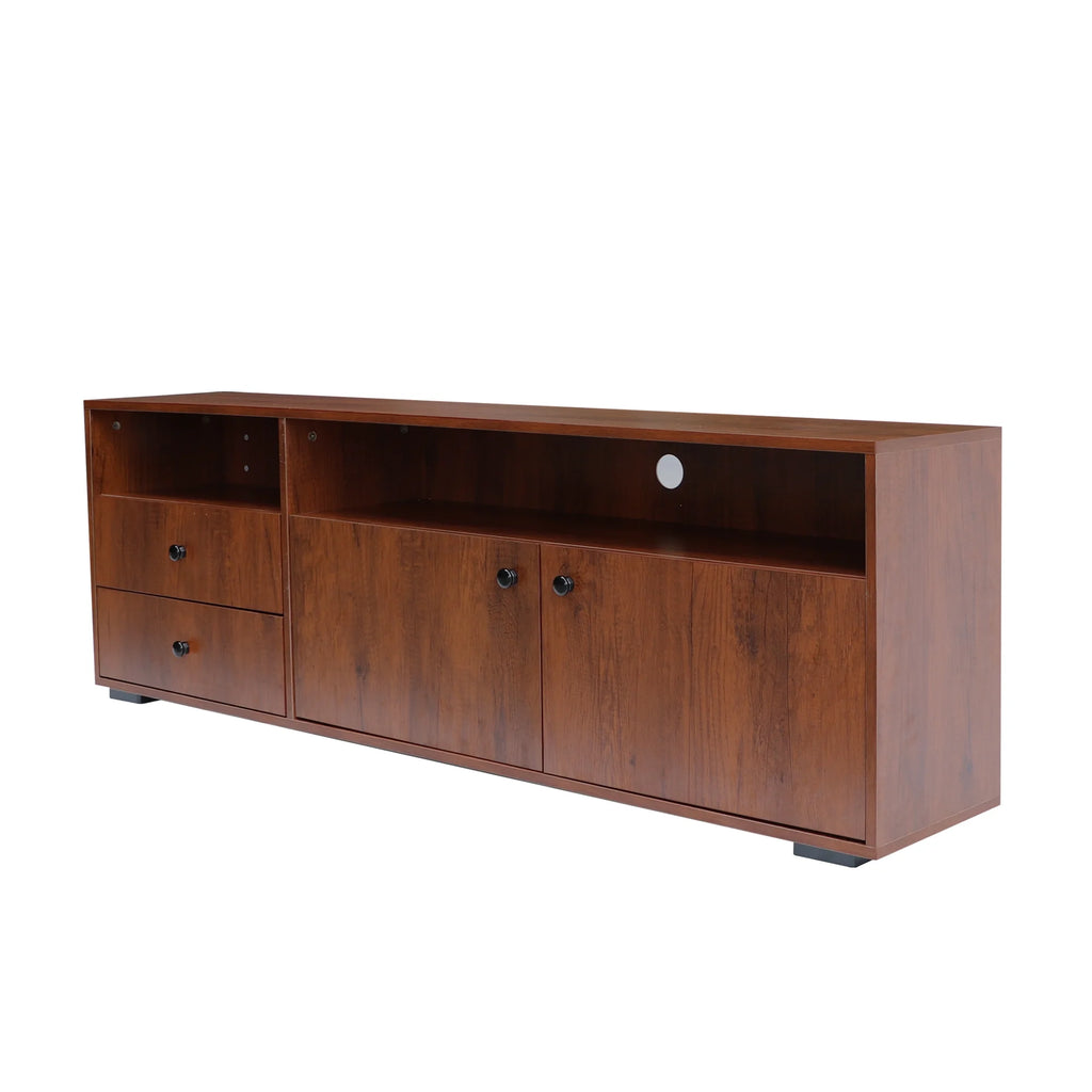 Brown Wood Grain TV Cabinet U5128