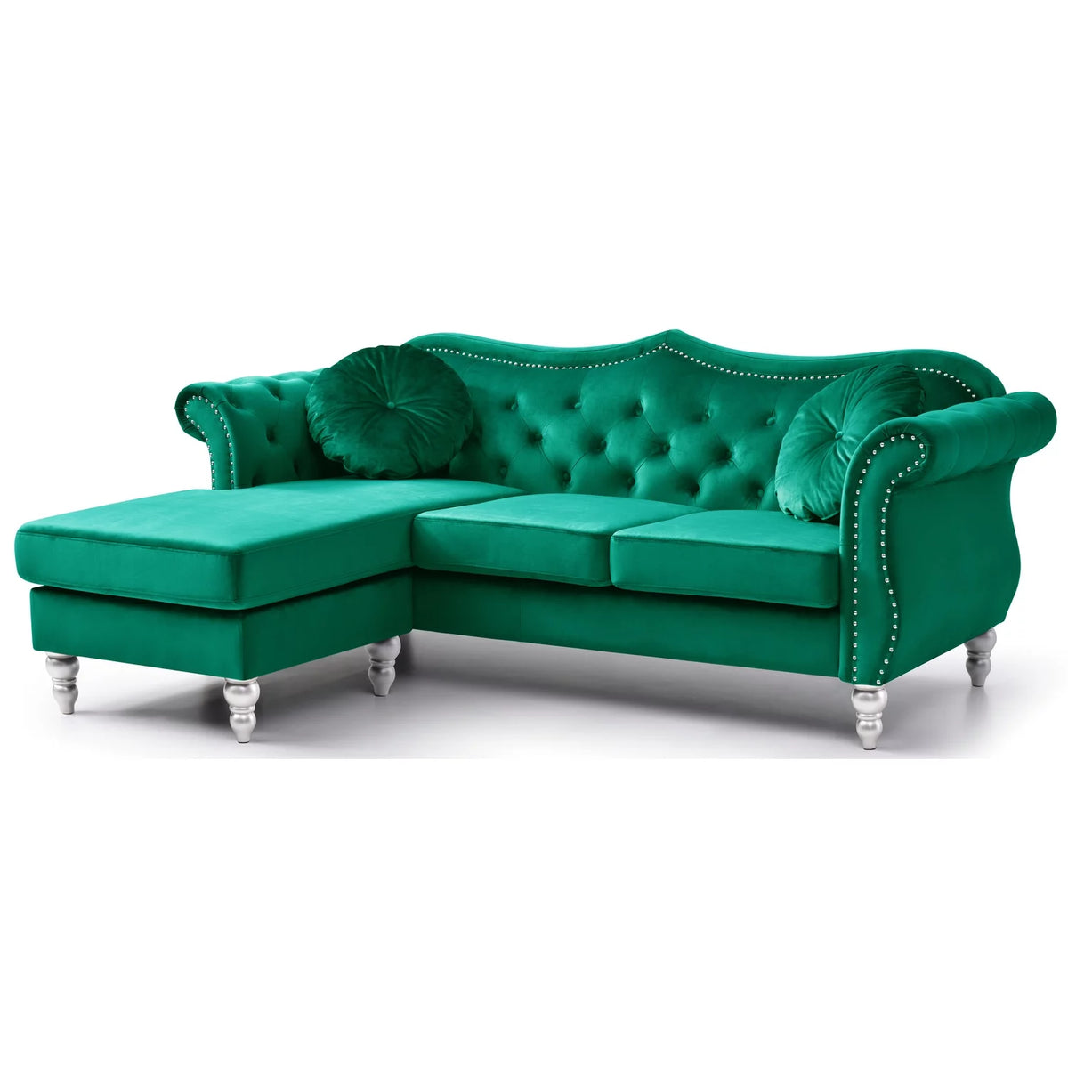 Green Sofa Chaise B276013