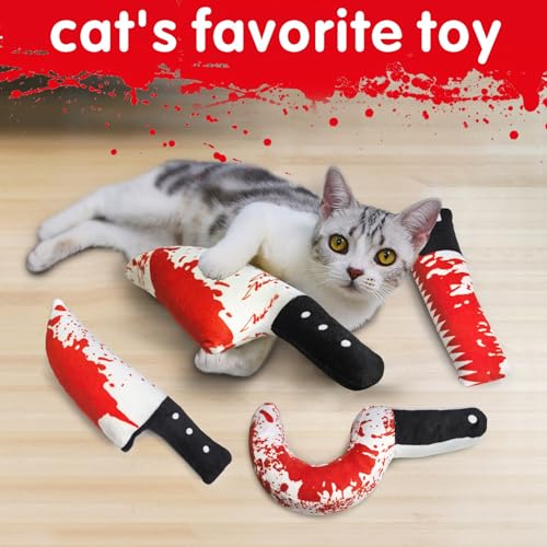 6 Pcs Christmas Catnip Plush Cat Toys P504091