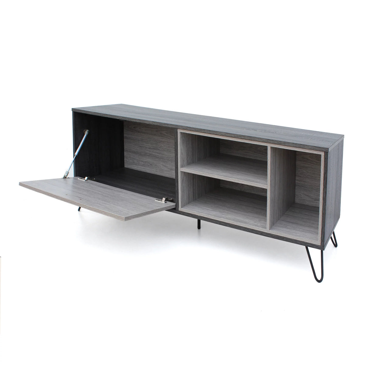 65" Two Toned Faux Wood TV Stand D142