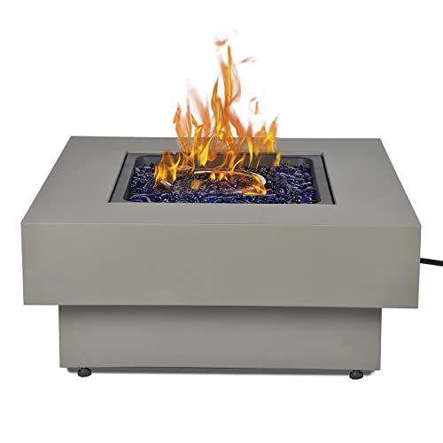 Propane Outdoor Fire Pit Table 32.5-inch Round 50,000 BTU F86718