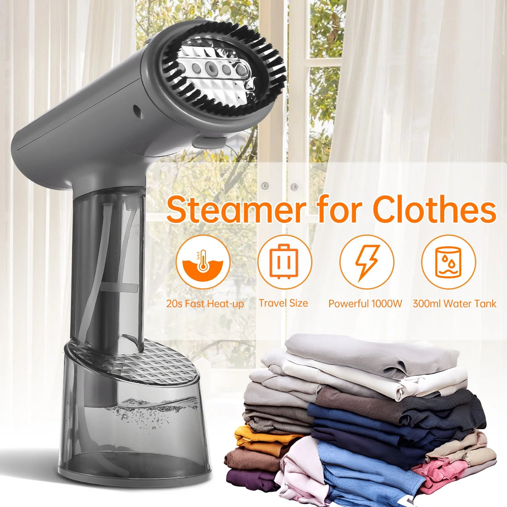 Portable Fabric Steamer with Brush G98461