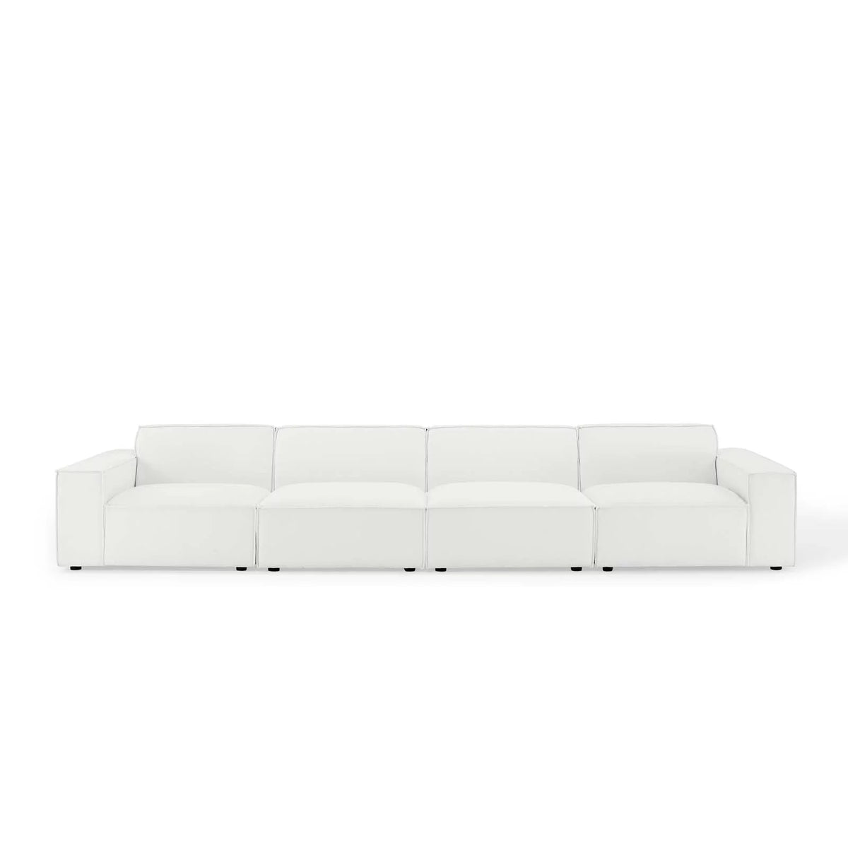 White 4-Piece Sectional Sofa H894
