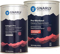 Unflavored Collagen Pro and Strawberry Lemonade Preworkout B49520