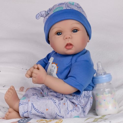 Lifelike Girl Doll 22 inch Silicone Newborn Baby Doll with Bunny Toy H2852
