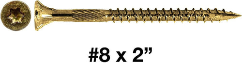 2" Gold Star Wood Torx/Star Drive Head W5571