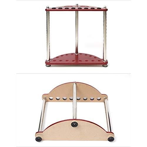 Wall-Mounted Wooden Pool Cue Rack for 8 Cues S838