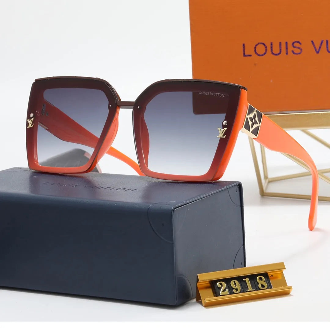 Simple Letter Print Polarized Sunglasses J18786