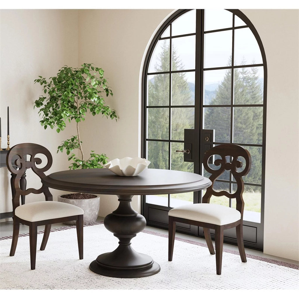 5-Piece Dining Table and 4 Side Chairs in Espresso J322