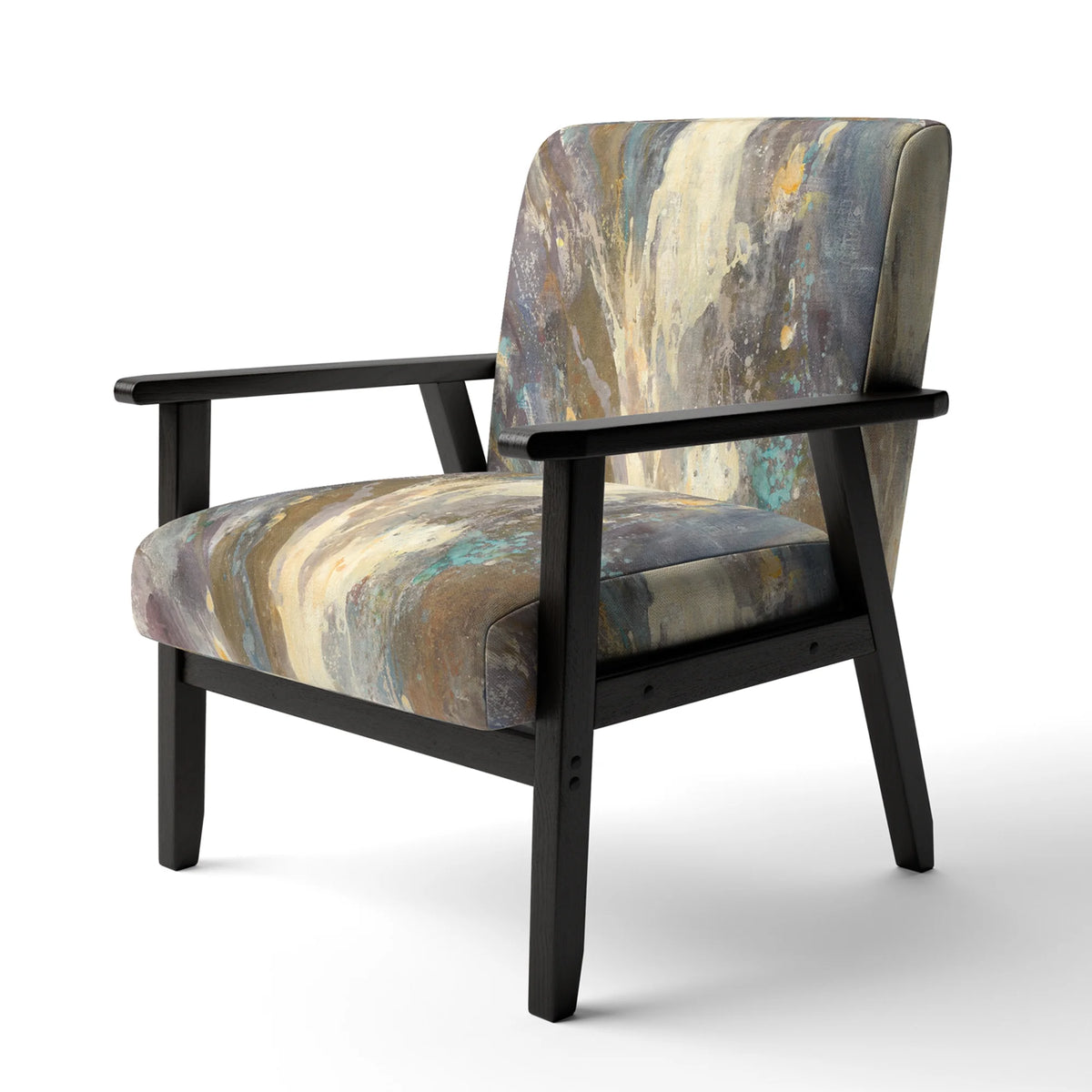 Upholstered Accent Arm Chair W7568